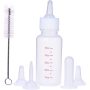 DoubleWood Pet Nursing Bottle Kits Nursing Bottle Kits Replacement Nipple Cat Feeding Bottle for Newborn Kittens, Puppies