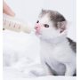 DoubleWood Pet Nursing Bottle Kits Nursing Bottle Kits Replacement Nipple Cat Feeding Bottle for Newborn Kittens, Puppies
