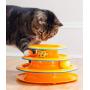 Tower Tracks Cat Toy 3 Levels Interactive Play Circle Track With Moving Balls Satisfies Kitty Hunting Chasing