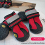 Wholesale Dog Snow Boots Dog Waterproof Shoes With Reflective Stripes Rugged Anti-Slip Sole Dog Waterproof Shoes