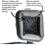 Pet Fusion Portable Outdoor Pet Waste Disposal. Innovative Dog Waste Station with Locking Handle, Complimentary Deodorizer