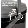 Pet Fusion Portable Outdoor Pet Waste Disposal. Innovative Dog Waste Station with Locking Handle, Complimentary Deodorizer