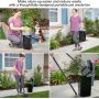 Pet Fusion Portable Outdoor Pet Waste Disposal. Innovative Dog Waste Station with Locking Handle, Complimentary Deodorizer
