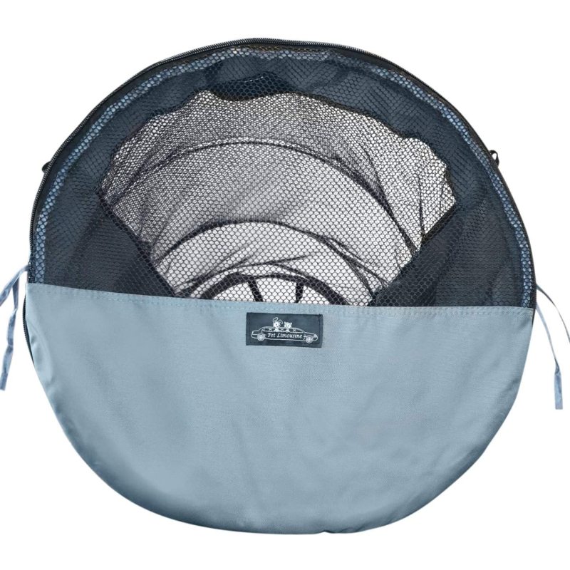 Pet Tube Soft Car Crate Large Kennel The Safe Dog and Cat Travel Mobile Home Pet Limo with Seat Belts and Storage Bag