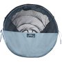Pet Tube Soft Car Crate Large Kennel The Safe Dog and Cat Travel Mobile Home Pet Limo with Seat Belts and Storage Bag