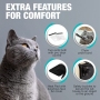 Indoor Outdoor Heated Cat Dog Cushion Bed House Elevated Waterproof Insulated Cave Tent Pet Bed Burrow Hut Safe Pet Condo