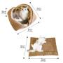 Deformable Multi-Purpose Multi-Functional Folding Square Mat Cushion Bed Cat House Pet Mats Bed