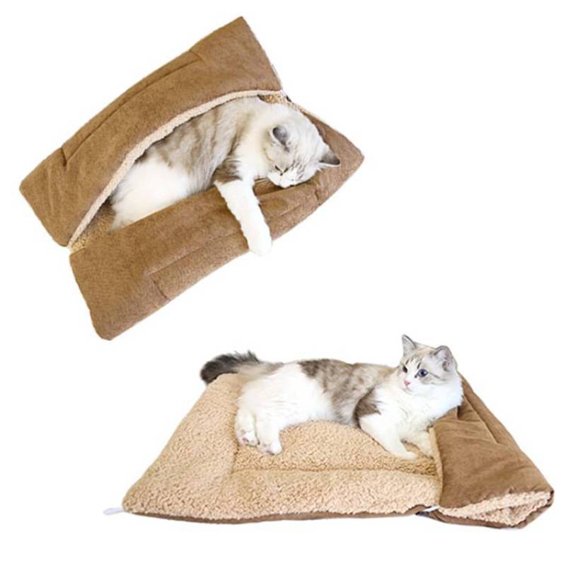 Deformable Multi-Purpose Multi-Functional Folding Square Mat Cushion Bed Cat House Pet Mats Bed