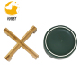 Cat Bowls, Puppy Ceramic Food and Water Bowls Set, Indoors White Pet Bowls with Wood Stand