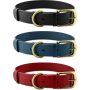Heavy Duty Dog Collar 100% Waterproof & Odor Proof Dog Collar Tough Rust-Proof All Metal Hardware