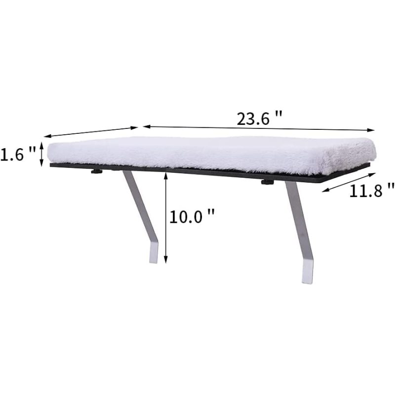 Cat Window Perch, Cat Window Hammock Seat for Indoor Cats, Pet Cat Bed Shelf for Window Sill