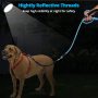 Comfortable Padded Handle Reflective Bungee Dog Leash  for Walking