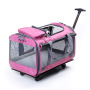 Foldable 20 kg medium and large pet trolley bag breathable pet tug out cat dog breathable cage