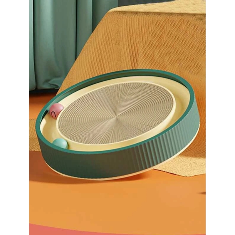 Wholesale Cat scratch board With Ball claw nest chip basin Shape Cat Toy