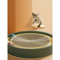 Wholesale Cat scratch board With Ball claw nest chip basin Shape Cat Toy