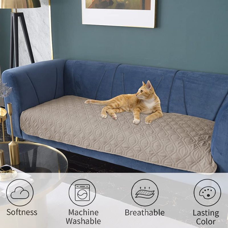 Furniture Bed Couch Sofa Reversible Dog Bed Cover Waterproof  Blanket For Living Room