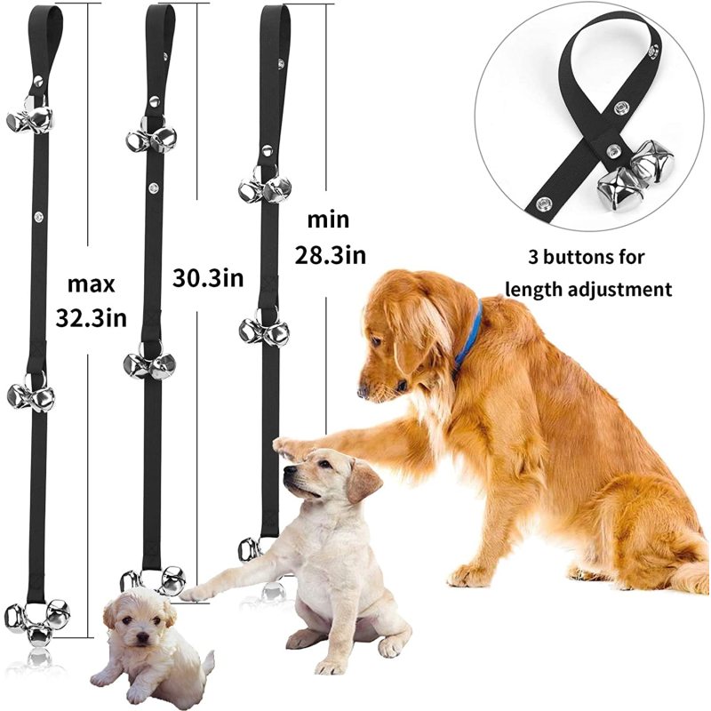 Dog Doorbells for Door Knob Puppy Bells Cool Unique Gift Bigger Bells for Puppies Pep Doggy