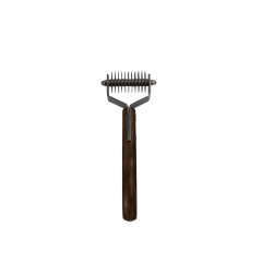Home Grooming Set Flea Comb, Double Comb Demat Comb Mat Breaker Slicker Brush Double Brush Undercoat Rake Nail