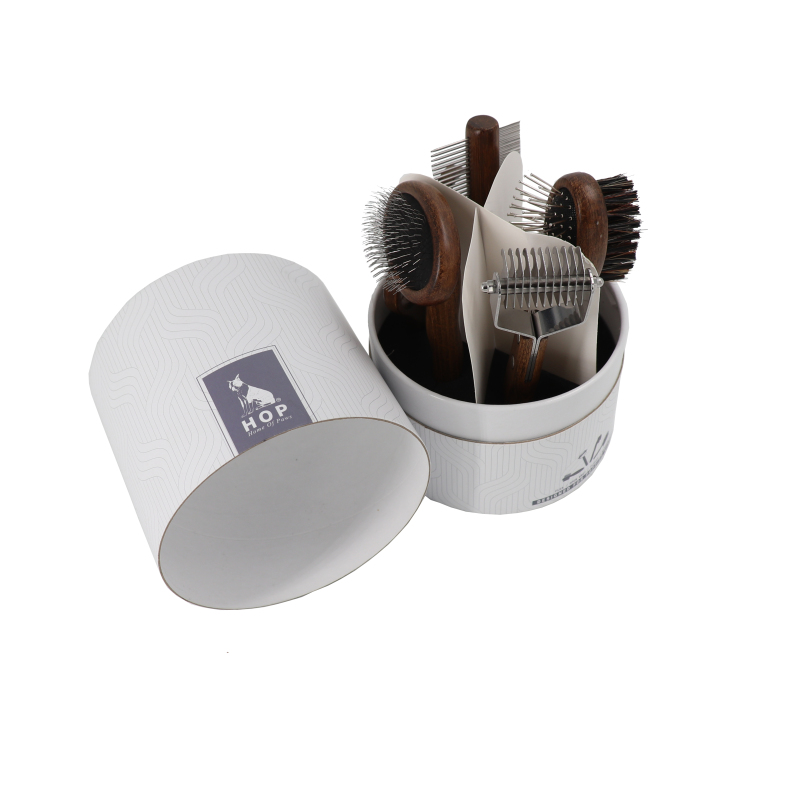 Home Grooming Set Flea Comb, Double Comb Demat Comb Mat Breaker Slicker Brush Double Brush Undercoat Rake Nail