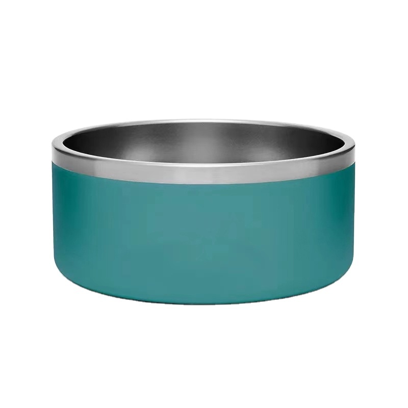 Manufacturer Pet Feeding Bowl Dog Cat Food Water Bowls Non Slip Stainless Steel Bowl