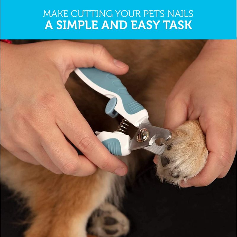 Paws & Pals Dog Nail Clipper Trimmer Scissors for Large or Small Cats and Pets Stainless Steel Grooming Tool with Safety