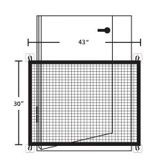 Indoor Net Pet Gate  for The House Stairs Providing a Safe Enclosure for Pets to Play and Rest