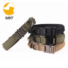 Adjustable Heavy Duty Nylon Pet Collar with Quick-Release Metal Buckle