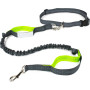 Reflective Stitching Running Hands Free Dog Leash Adjustable Waist Belt For Handle Bungee