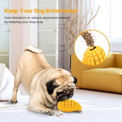 Mango Dog Chew Toys for Aggressive Chewer- Lifetime Replacement Guarantee, Indestructible Interactive Treat Toys