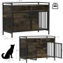 Wood Indoor Large Duty Dog Crate Furniture Kennel for Medium