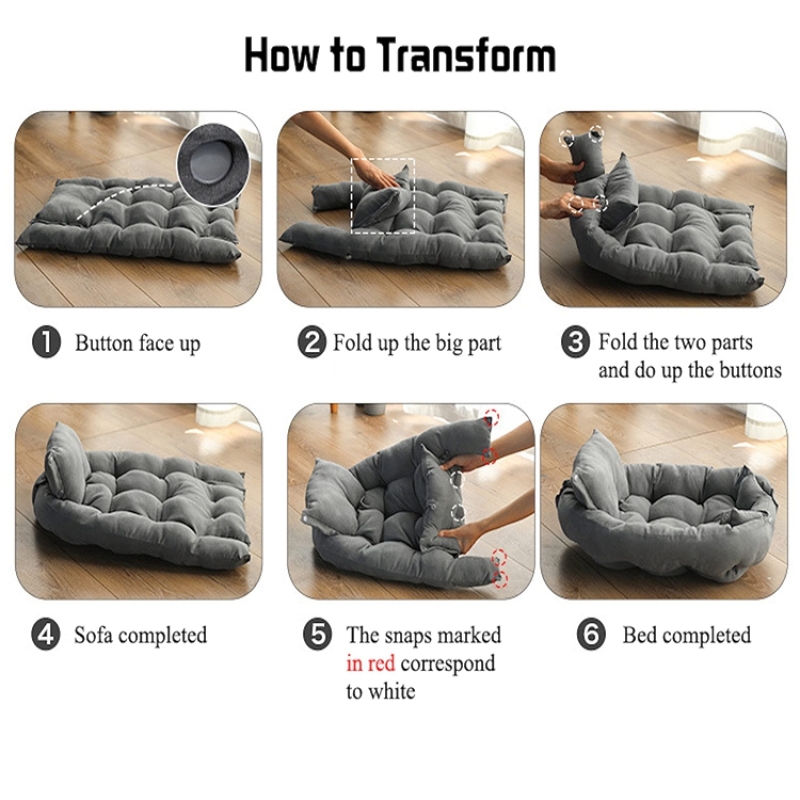 Foldable Dog Bed Cat Dog Sofa Bed Multifunctional Dog Bed Manufacturer
