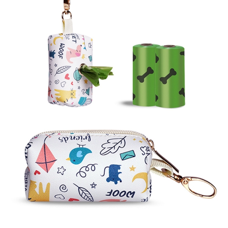 Environmental Pet Pick Up Poo Bag Pet Poop Baggies For Dog Waste Poop Dispenser Customized Dog Poop Bag Holder