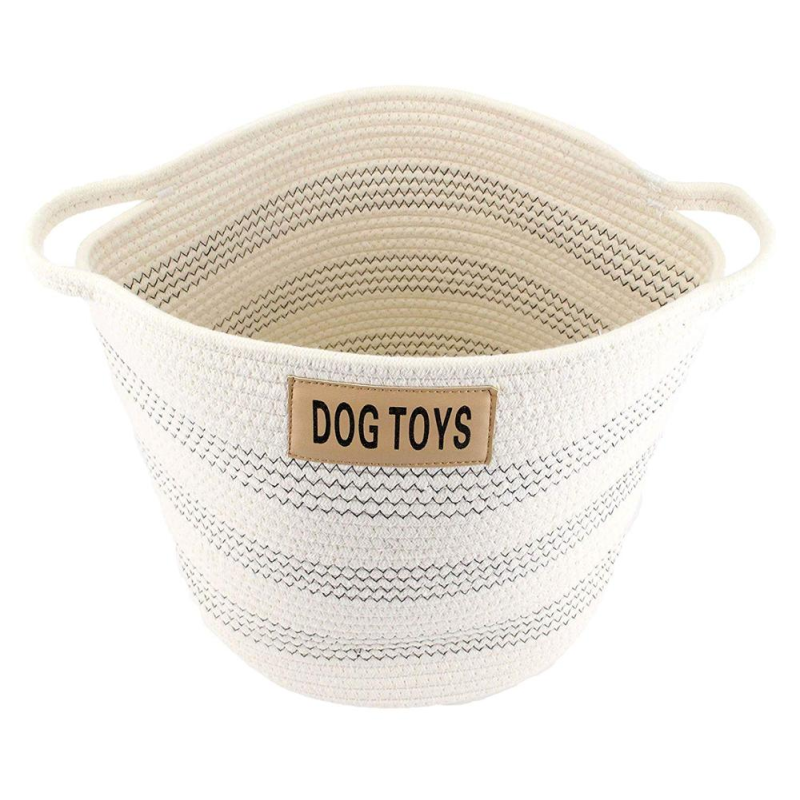 play mat toy storage bag Dog Toy Rope Cotton Basket