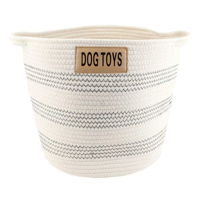 play mat toy storage bag Dog Toy Rope Cotton Basket