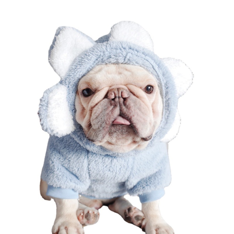 Dog Coat Dog Pajamas for Puppy Cute Design Pet soft Jumpsuit Sweatershirt Soft Fleece Hoodie Dog Clothes