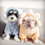 Dog Coat Dog Pajamas for Puppy Cute Design Pet soft Jumpsuit Sweatershirt Soft Fleece Hoodie Dog Clothes