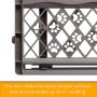 North States Paws 40 in. Portable Pet Gate: Expands & Locks in Place with no Tools. Pressure Mount. Fits 26-40 in. Wide