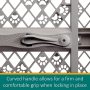 North States Paws 40 in. Portable Pet Gate: Expands & Locks in Place with no Tools. Pressure Mount. Fits 26-40 in. Wide