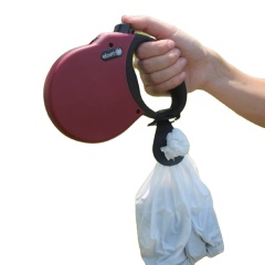 Rubber Pet Poop Bag Holder Waste Bag Carrier, Black