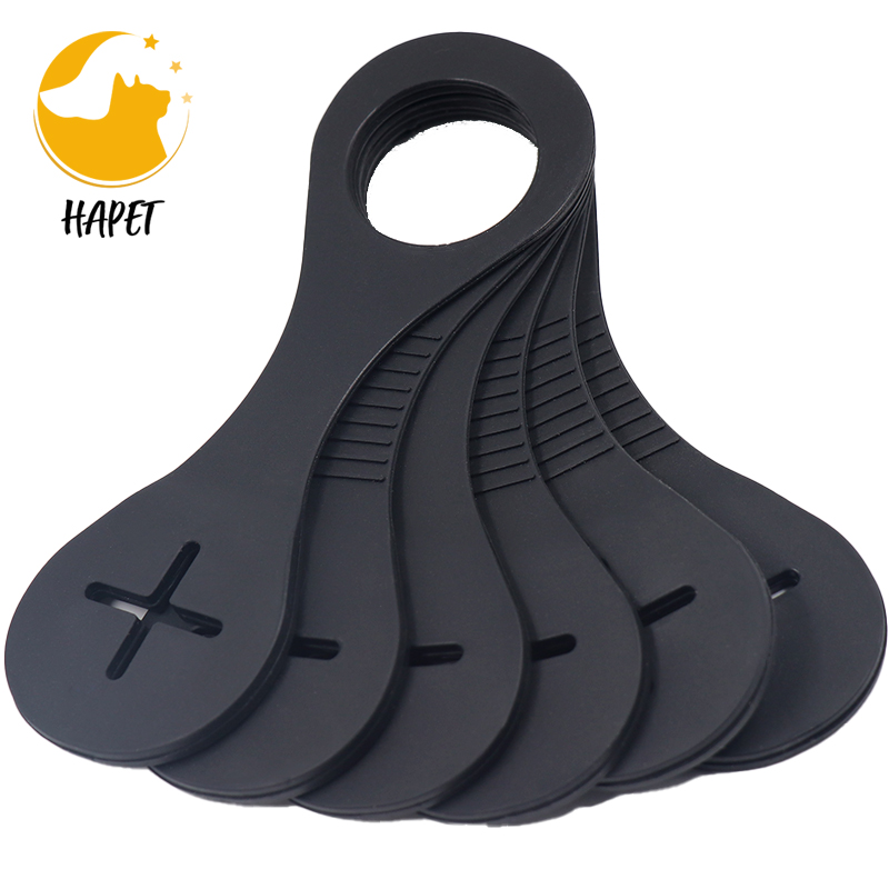 Rubber Pet Poop Bag Holder Waste Bag Carrier, Black