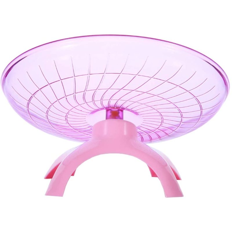 Колесо для бесшумного бега с летающей тарелкой для хомяка