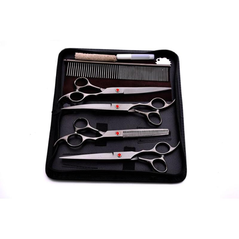 Dog Grooming Kit Safety Heavy Duty Stainless Steel Cat Dog Grooming Scissors Set Best Pet Grooming Tool