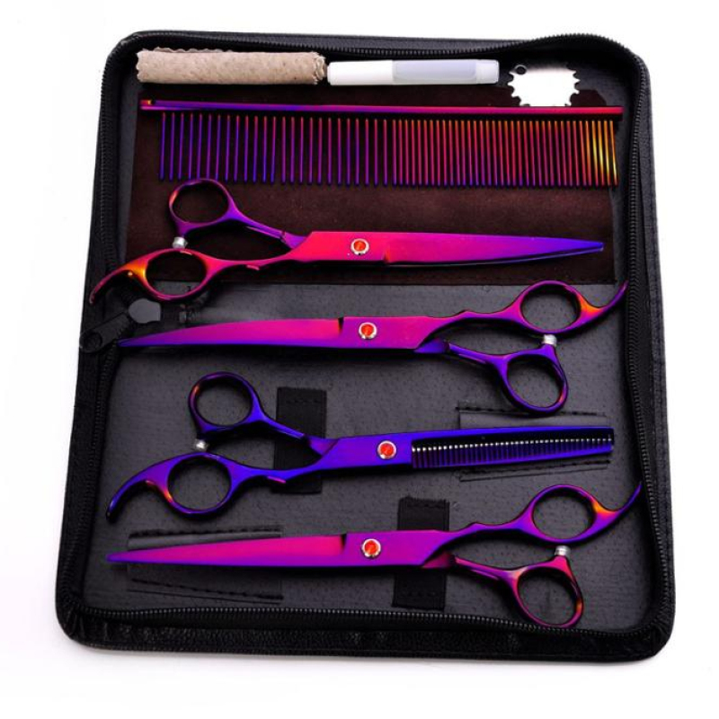 Dog Grooming Kit Safety Heavy Duty Stainless Steel Cat Dog Grooming Scissors Set Best Pet Grooming Tool