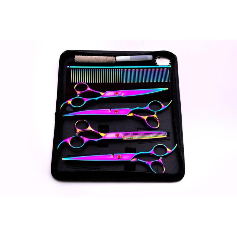 Dog Grooming Kit Safety Heavy Duty Stainless Steel Cat Dog Grooming Scissors Set Best Pet Grooming Tool
