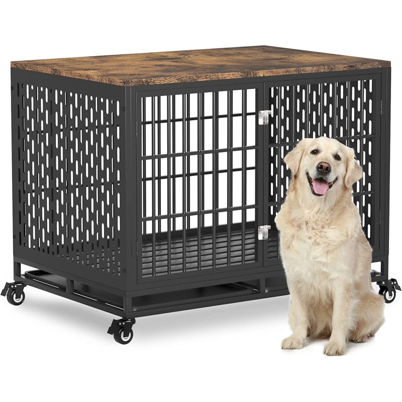 Decorative Pet House Crate Furniture Style Cage Wooden Cage Kennel