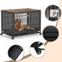 Decorative Pet House Crate Furniture Style Cage Wooden Cage Kennel