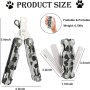 4 in 1 Professional Heavy Duty Metal Dog Cat Nail Trimmer with Nail File Grooming Comb Dog Toenail Clipper Pet Nail Clipper for
