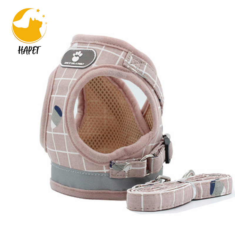 Dog Harness Step-in Breathable Puppy Cat Dog Collar Vest Harnesses for Small Medium Dogs