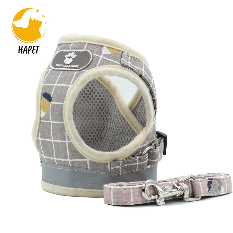 Dog Harness Step-in Breathable Puppy Cat Dog Collar Vest Harnesses for Small Medium Dogs
