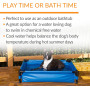 Pet Bath Blue Medium Dog Pool For Pet Clear and Swim